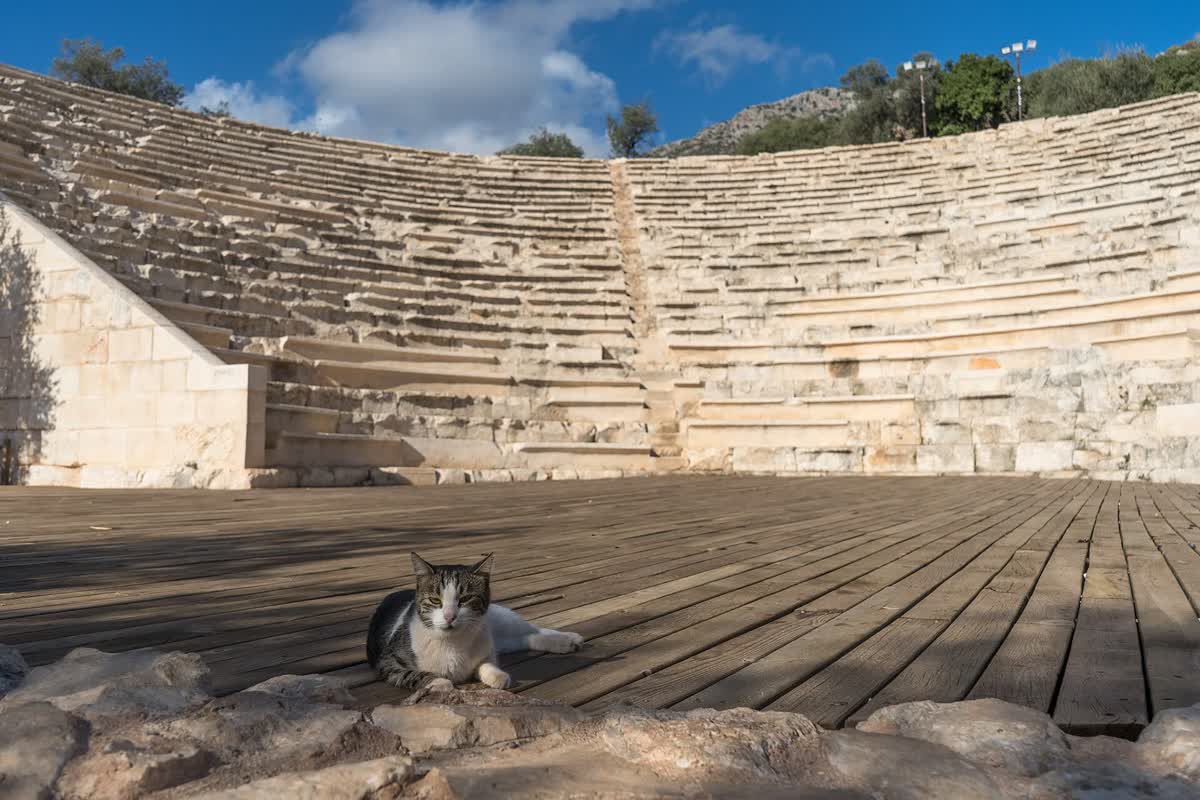 Antiphellos Antik Tiyatrosu — Kaş
